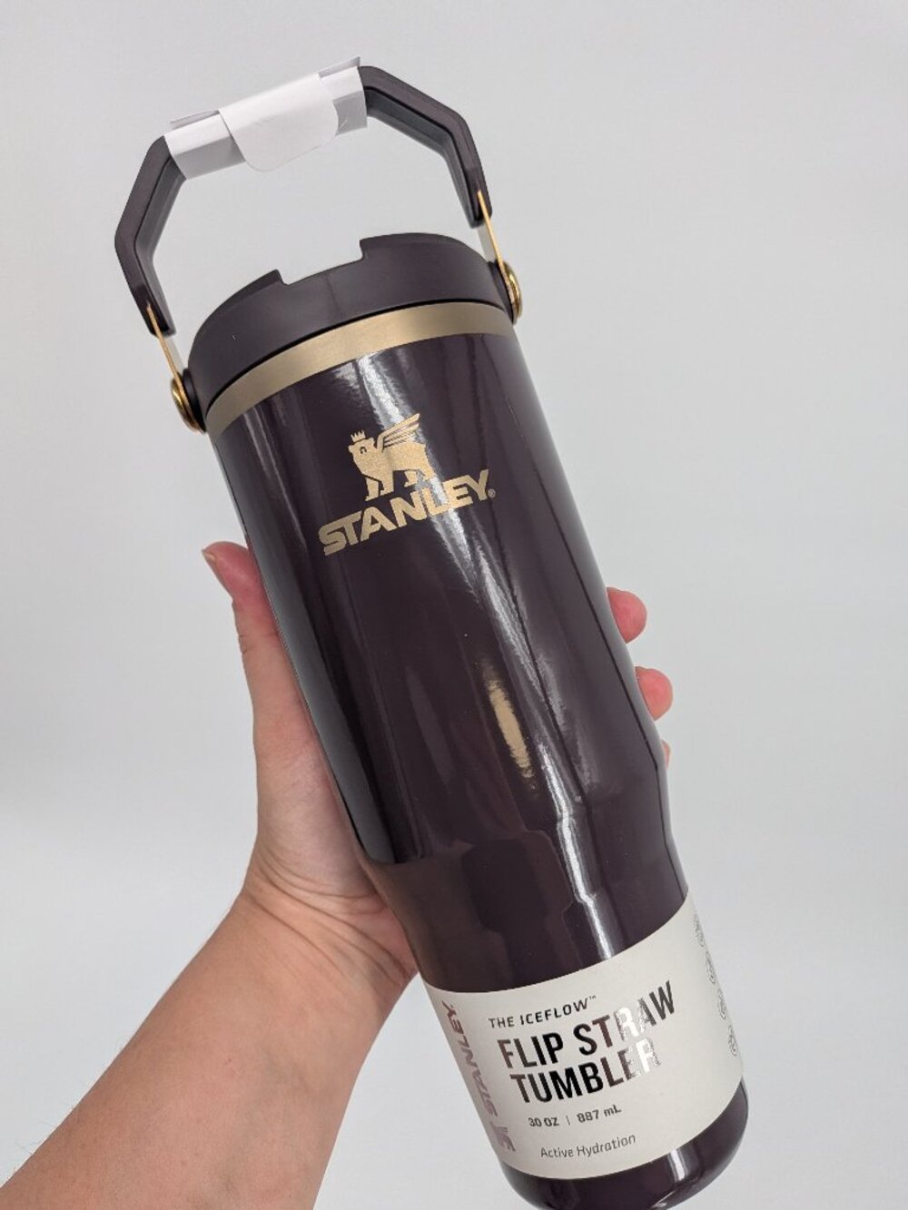 New Stanley The IceFlow Flip Straw Tumbler 30 OZ fig blossom Gloss Fall 2026